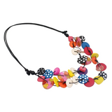 Sylca LS26N07MU Colorburst Confetti Layers Necklace