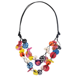 Sylca LS26N07MU Colorburst Confetti Layers Necklace