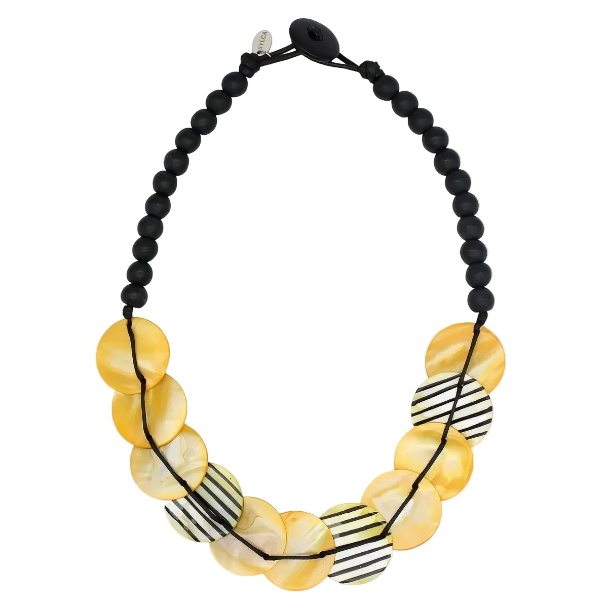 Sylca LS26N10YE Yellow Jessa Collar Necklace
