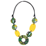 Sylca LS26N11GN Green Geo Addie Necklace