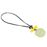 Sylca LS26N14LM Lime Palms Statement Pendant Necklace