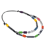 Sylca LS26N23MU Multicolor Soran Brights Mixed Bead Necklace
