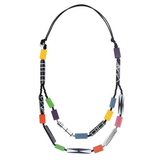 Sylca LS26N23MU Multicolor Soran Brights Mixed Bead Necklace