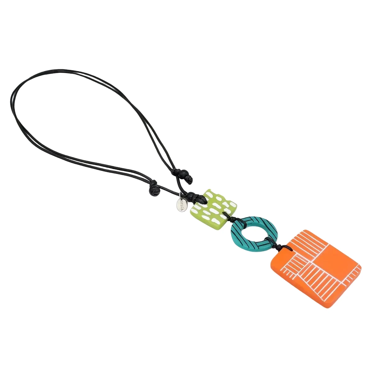 Sylca LS25N31OR ORANGE Geovibe Pendant Necklace
