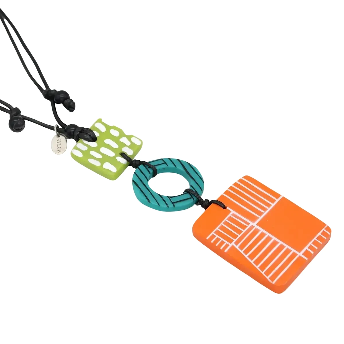 Sylca LS25N31OR ORANGE Geovibe Pendant Necklace