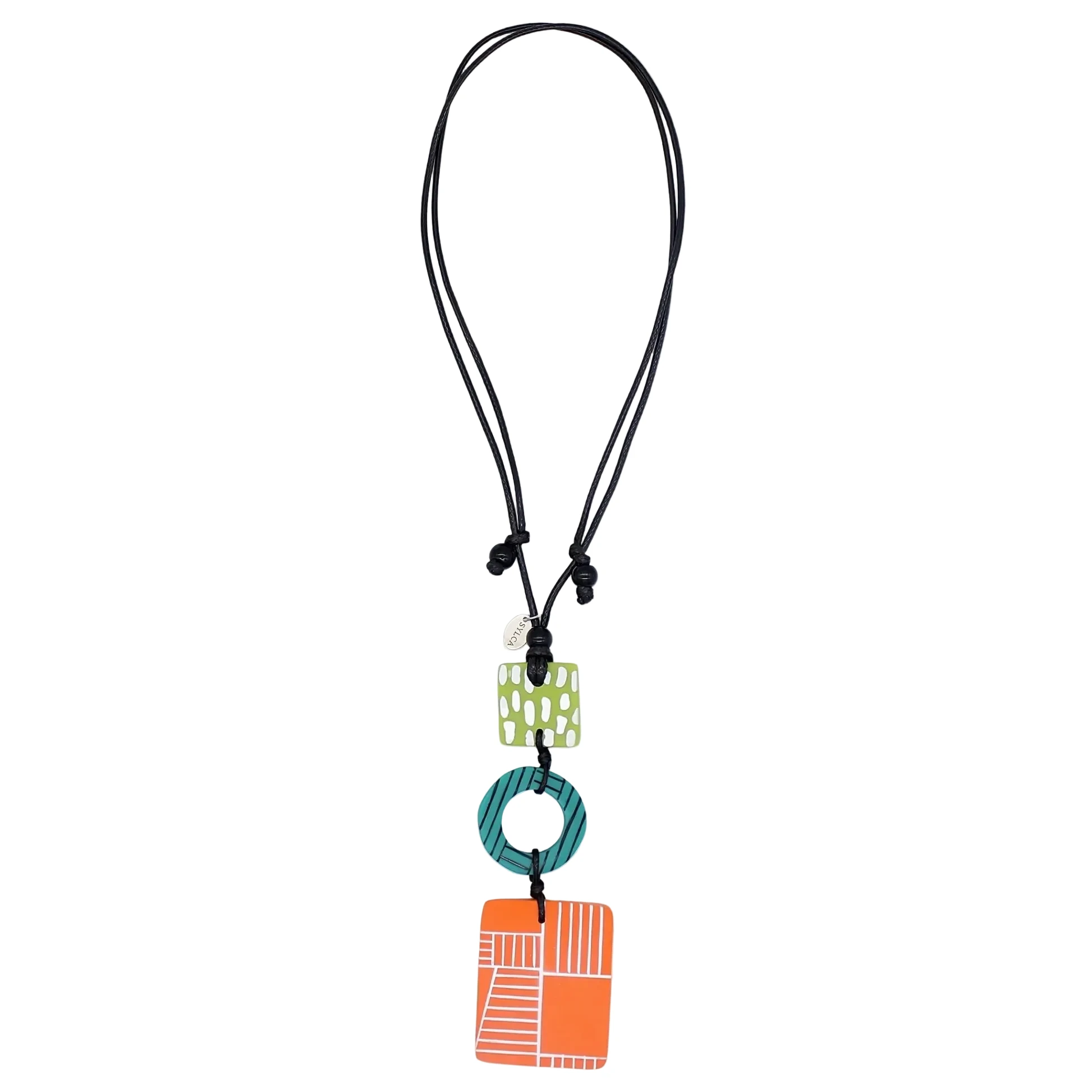 Sylca LS25N31OR ORANGE Geovibe Pendant Necklace