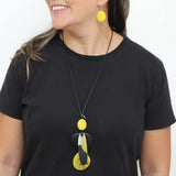 Sylca LS26N37 YELLOW Electric Muse Pendant Necklace