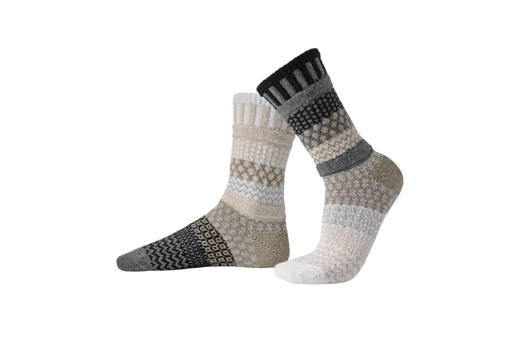 Solmate Socks STARLIGHT Upcycled Cotton Poly Blend Crew Socks