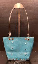 Hardwear by Renee GLOSS TEAL Small Runway Handbag