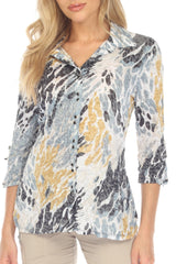 Carine BC24646 Safari Splash Sabrina Shirt