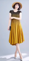 Vanité Couture 22138M MUSTARD Ombre One Size Dress