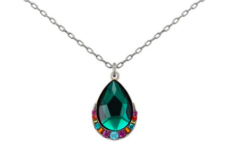 Firefly 9052-EM Simple Drop Collection European Crystal Necklace