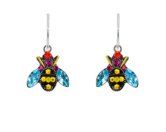 Firefly E337-MC Queen Bee Collection European Glass Crystal Earrings