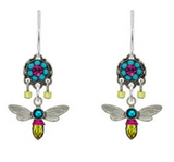 Firefly E434-MC European Glass Crystal Earrings