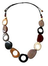 Canoa SSHLW9 Neutrals Single Strand Adjustable Tagua Necklace