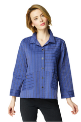 Habitat 15118MN MIDNIGHT East Side Stripes Mix It Shirt