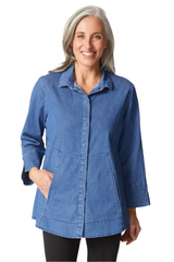 Habitat 15219DN DENIM Perfect Travel Hidden Placket Shirt