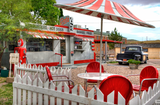 Charlene Mitchell B-38 Shady Dell and Dot’s Diner In Bisbee Arizona Blank Note Card