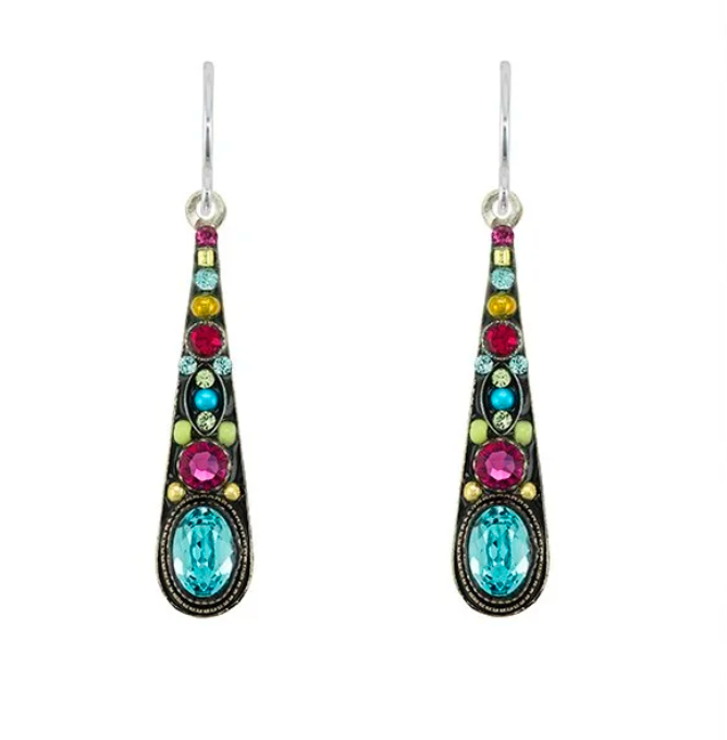 Firefly E592 Light Turquoise Stiletto Collection Earrings