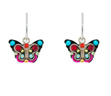 Firefly E644 Multicolor Butterfly Earrings