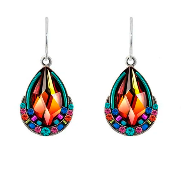 Firefly E340-MC Multicolor Simple Drop Earrings