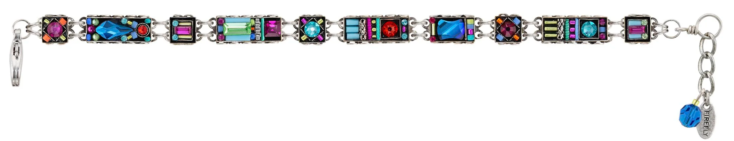 Firefly 3138-MC Multicolor European Crystal Bracelet