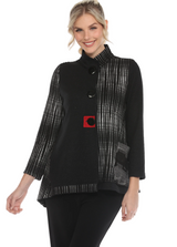 Moonlight 3418SP Salt and Pepper Button Front Jacket