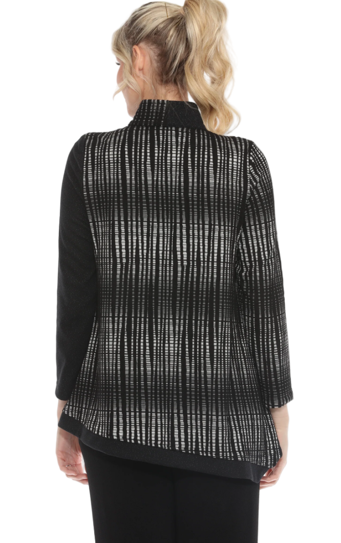 Moonlight 3418SP Salt and Pepper Button Front Jacket