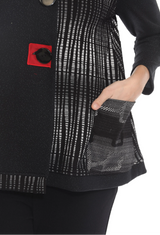 Moonlight 3418SP Salt and Pepper Button Front Jacket