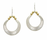 Marjorie Baer E9736DW Crescent with Beads Wire Earring