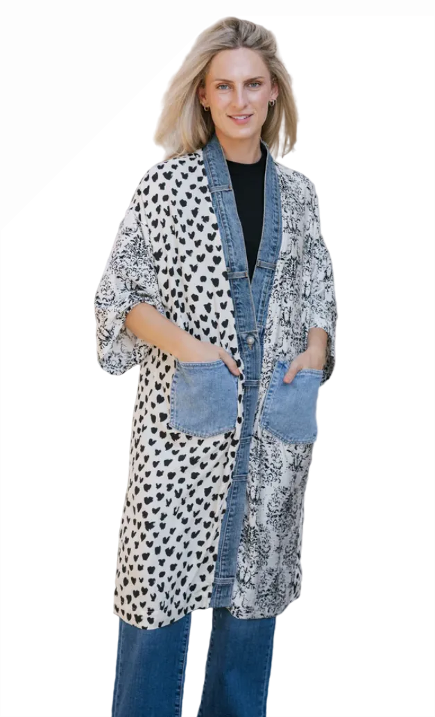 Shannon Passero 5211IM Ivory Mix One Size Janis Cardigan