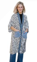 Shannon Passero 5211IM Ivory Mix One Size Janis Cardigan