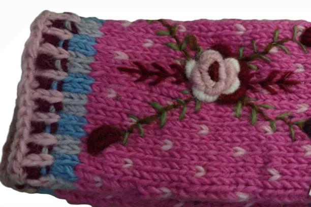 Kathmandu Imports WL-287PK PINK One Size Wool Hand Warmers