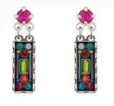 Firefly E701P-MC Multicolor Two Tier Post Earrings