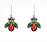 Firefly E688-MC Multicolor Drop Bee Earrings