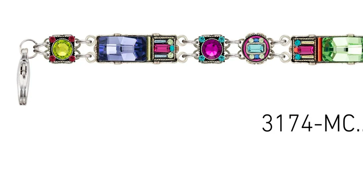 Firefly 3174-MC Multicolor Architectural Skinny Bracelet