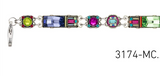 Firefly 3174-MC Multicolor Architectural Skinny Bracelet