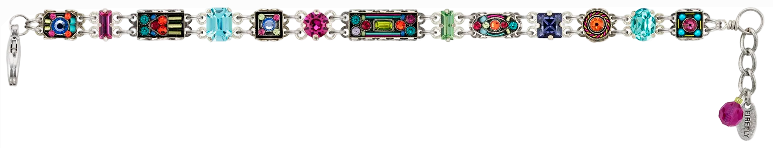 Firefly 3172-MC Multicolor Architectural Skinny Bracelet