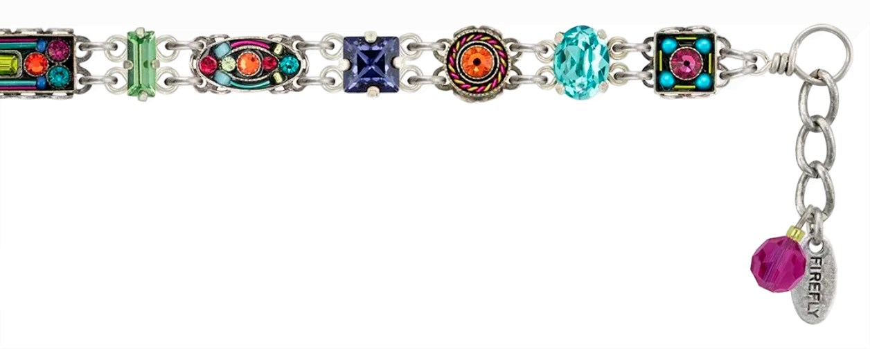 Firefly 3172-MC Multicolor Architectural Skinny Bracelet