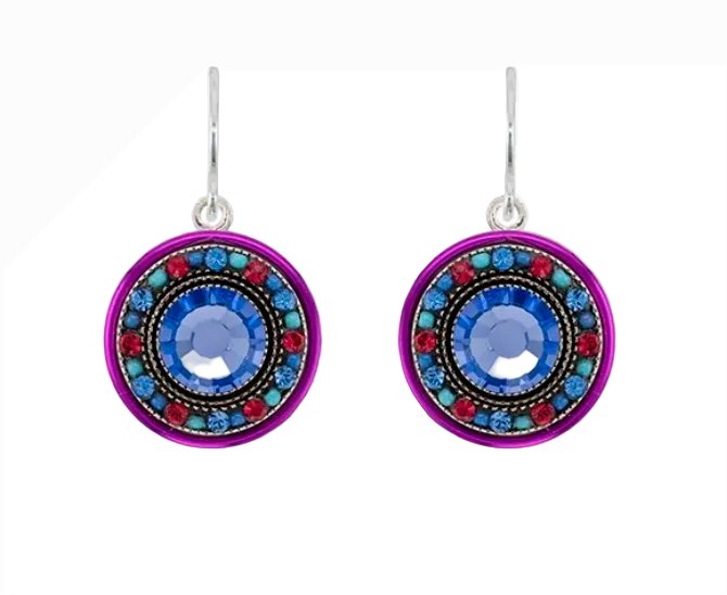 Firefly 6634-TZ Tanzanite La Dolce Vita Round Earrings