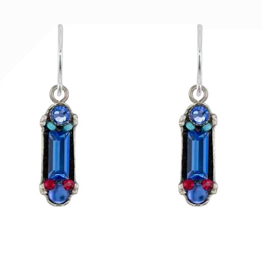 Firefly E274-TZ Tanzanite La Dolce Vita Columnar Earrings