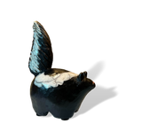 Alan Potter SKSM Small Skunk Handmade Raku Ceramic Sculpture