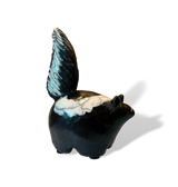 Alan Potter SKMD Skunk Medium Handmade Raku Ceramic Sculpture