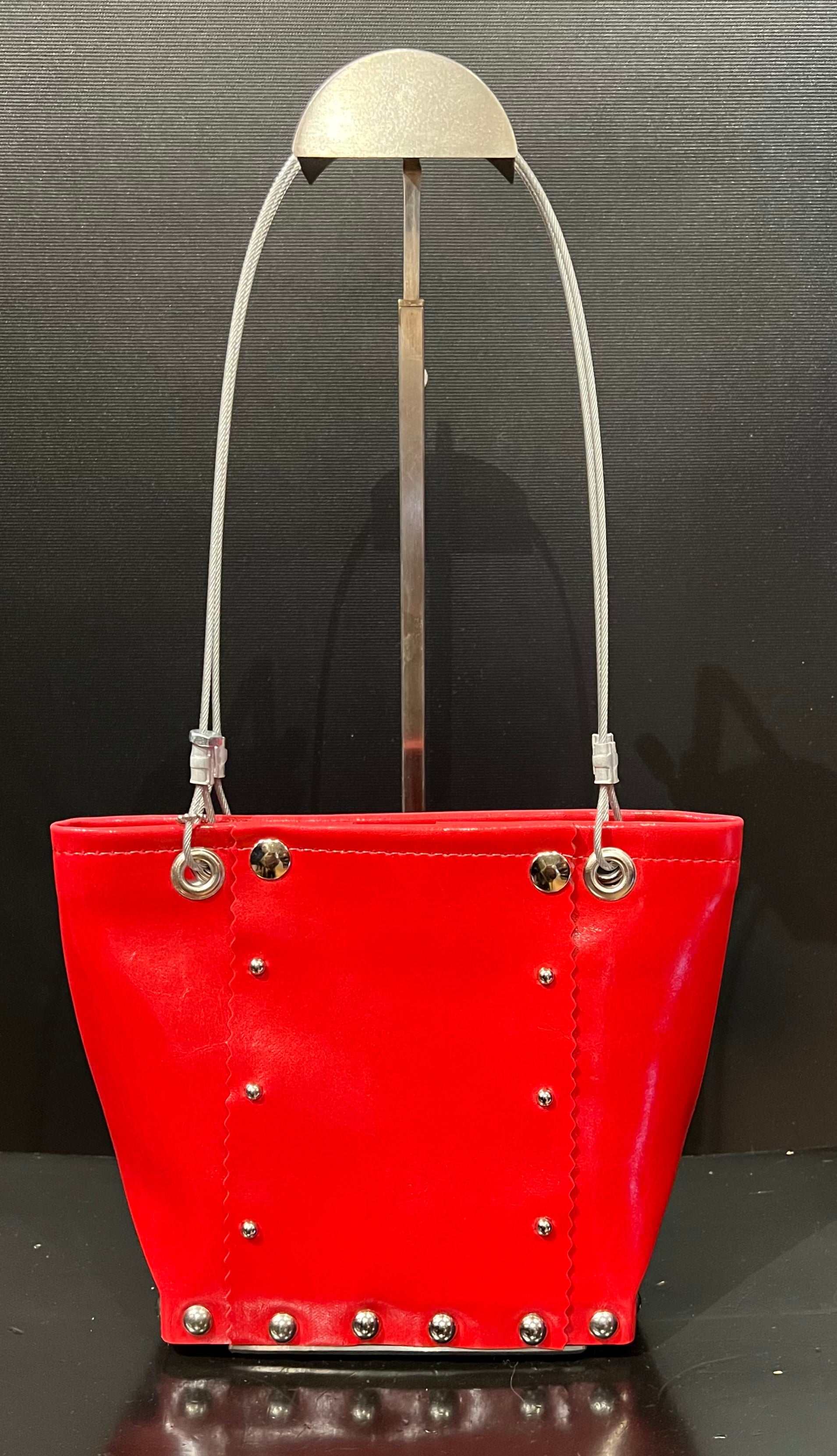 Hardwear by Renee GLOSS RED Small Runway Handbag
