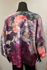 Cocoon House 853841 SPLENDOR 100% Silk One Size Short Kimono Jacket