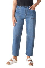 Habitat 11473MD Medium Denim Stretch Denim Barrel Leg Jeans