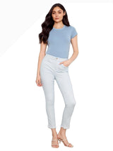 Charlie B C5139RR Yarn Dye Mini Stripes Stretch Twill Slim Leg Pant