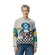 Inoah T330BEG-AF67 ALFIE & BOBBLES Long Sleeve Hoodie