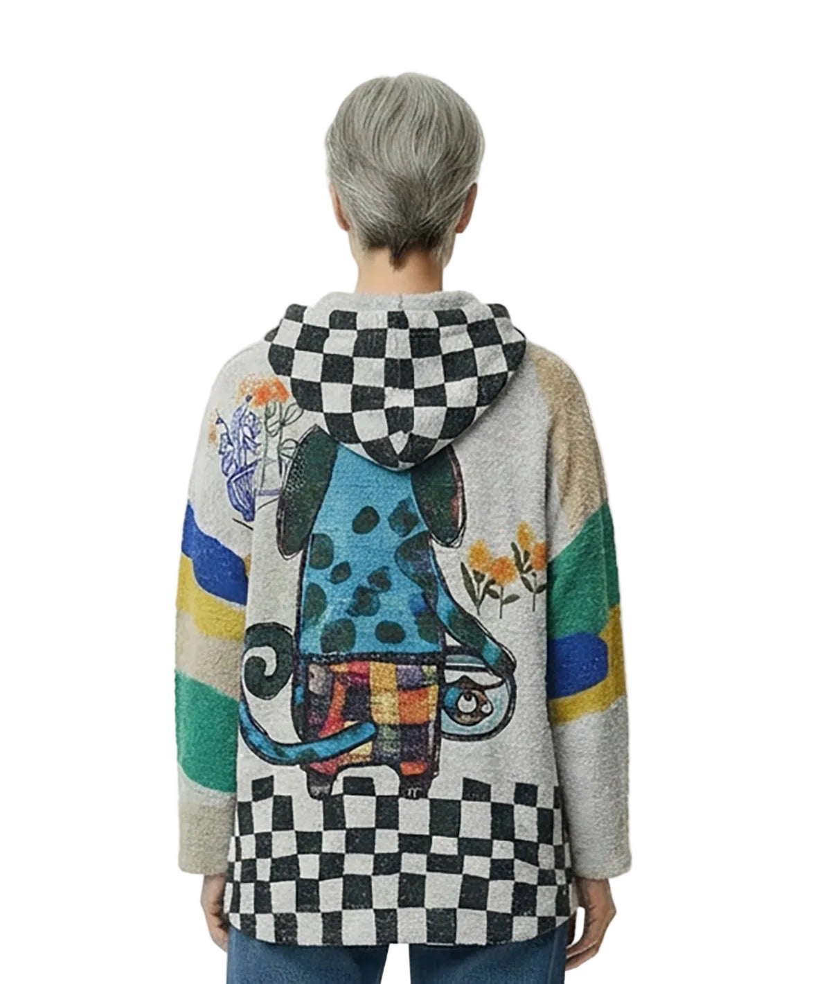 Inoah T330BEG-AF67 ALFIE & BOBBLES Long Sleeve Hoodie