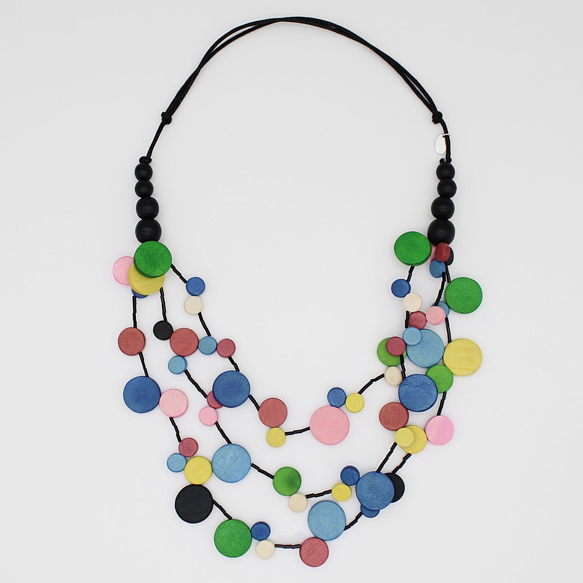 Sylca TG22N02M MULTI Colorful Multi Strand Millie Necklace